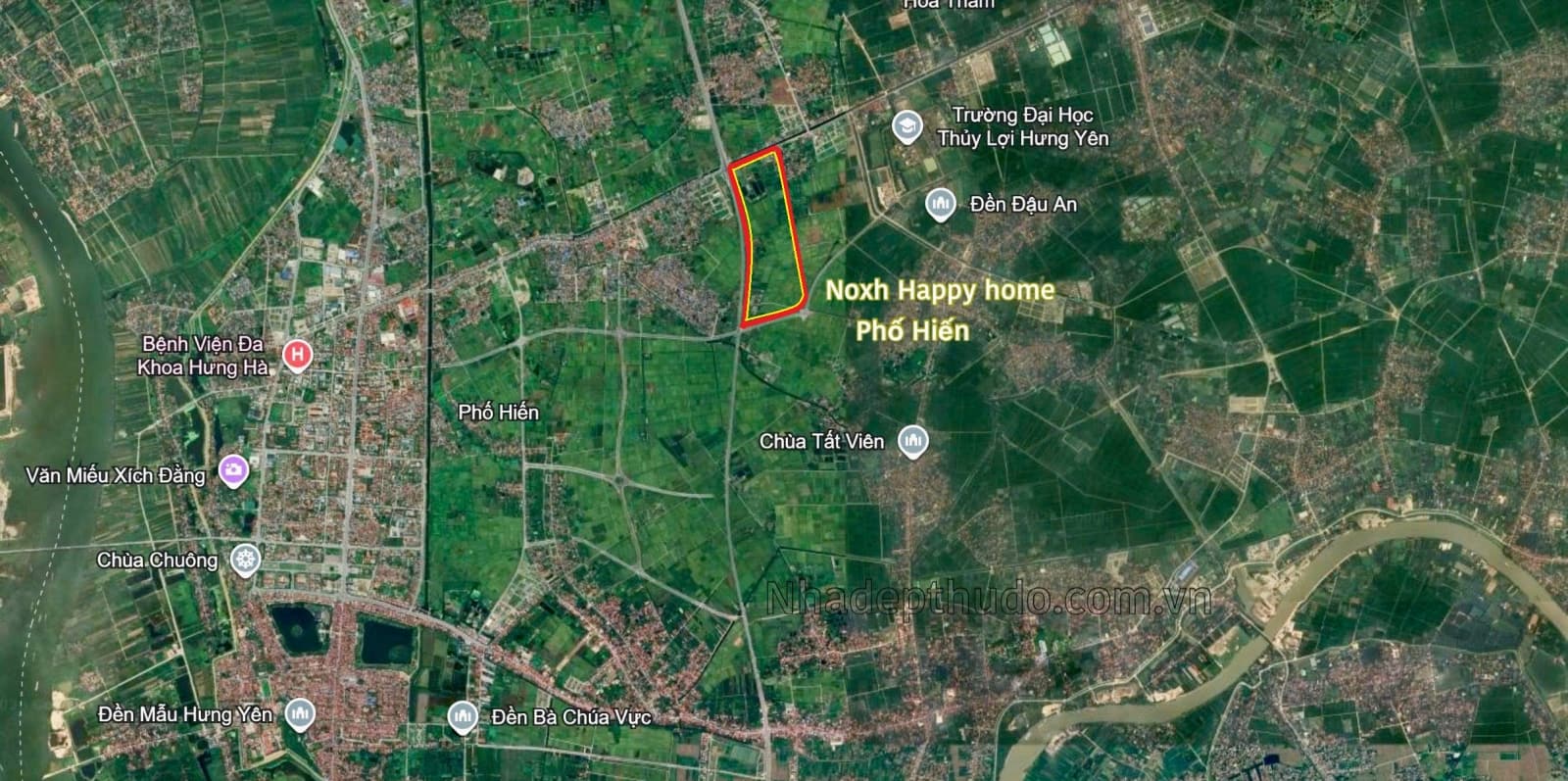 Vị trí Dự án Nhà ở xã hội Happy Home Phố Hiến